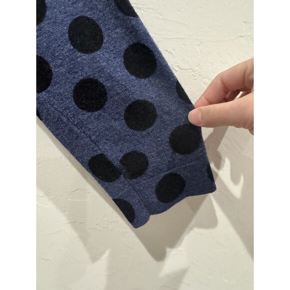 Hobbs London Blue Pok-a-dot Wool Cashmere Sweater Size medium - Picture 8 of 11